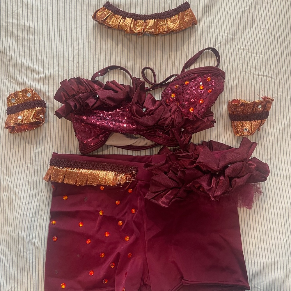 Five piece solo costume as is